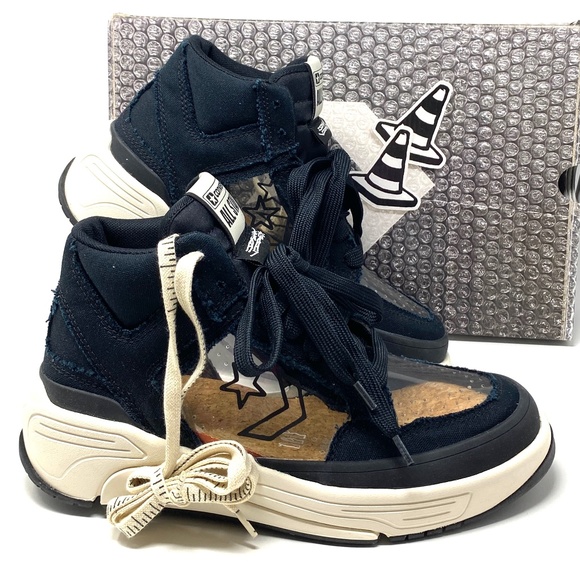 Converse x Joshua Vides Weapon CX Women's High Skate Shoes Black Canvas A00715C - Picture 1 of 9
